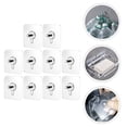 thumbnail image 2 of KAKOWELY Seamless Hook 10pcs Furniture Clear Hanger Pads with Screws Non-Trace Hook Kitchen Sticker2.36"X2.36"X0.31", 2 of 5
