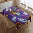 thumbnail image 4 of Rectangle Table Cover Pumpkin Bat spider Ghost Halloween Table Cloth,Pattern Washable Table Covers for Picnic Gathering Halloween Fall Thanksgiving Christmas, 4 of 5