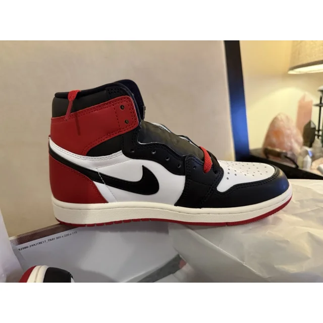 N I-K-E A i r-Jor-dan 1 Retro Hight Ogdz5485-106White Black Red Men'S Sneak Size 7.5