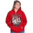 thumbnail image 3 of Kanji Street Fighter Squad Deep Unisex Plus Size Zip Hoodie Brisco Brands 4X, 3 of 5