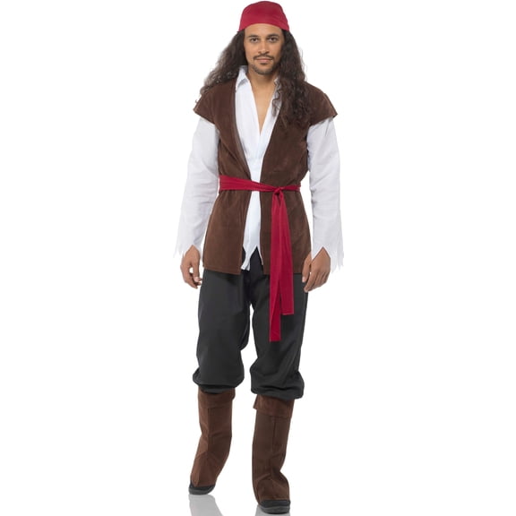 Seven Seas Pirate Deckhand Men's Costume XS 30-32