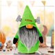 thumbnail image 4 of Muñeco de elfo de peluche de gnomos de Halloween, adornos de pie para escritorio, color morado, disfraces de Halloween, 1 unidad (verde), 4 of 5