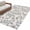 Off-White, variant on Round Rug 3.3Ft Washable Non-Slip, Green Leaves Circle Area Rugs for Living Room Bedroom, Summer Botanical Elegant Farmhouse Indoor Floor Mats Carpet Runner for Home Decor Aesthetic