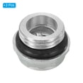 thumbnail image 3 of Unique Bargains Air Compressor Oil Sight Glass, 2 Pack M18*1.5 Aluminum Oil Liquid Level Gauge, 3 of 5