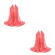 thumbnail image 2 of Qarigey Bufanda de empalme de bolas de lana Pañuelo de moda Silenciador ligero de algodón Tejido clásico para cuatro estaciones 9 Rojo sandía 9 Sandía Roja 2piezas Qarigey CBP352359, 2 of 4