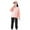 Z-Pink, variant on Girls 2 Piece Outfits Tracksuits Casual Crewneck Sweatshirts Fleece Lined Pullover and High Waisted Sweatpants Set for 18 Months-12 Years