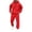 Red@GC@, variant on CONZONE Mens Sweatsuit 2 Peice Set Casual Track Suit for Men Letter Graphic Y2K Long Sleeve Hoodies Sweatpants Cozy Fall Winter Athletic Jogging Outfits
