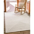 thumbnail image 2 of Unique Loom Prescott Sabrina Soto™ Outdoor Modern Geometric Area Rug or Runner, 2 of 8