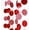 Red, variant on 52ft Glitter Paper Circle Dots Garland Party Streamers, Bunting Backdrop Hanging Decor Banner/Wedding/Bachelorette/Bridal/Shower/Christmas/New Year/Home/Engagement