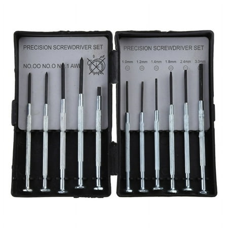 

Milue 11PCS Precision Screwdriver Set Mini Bijoutiers Montres Lunettes Réparations Kit