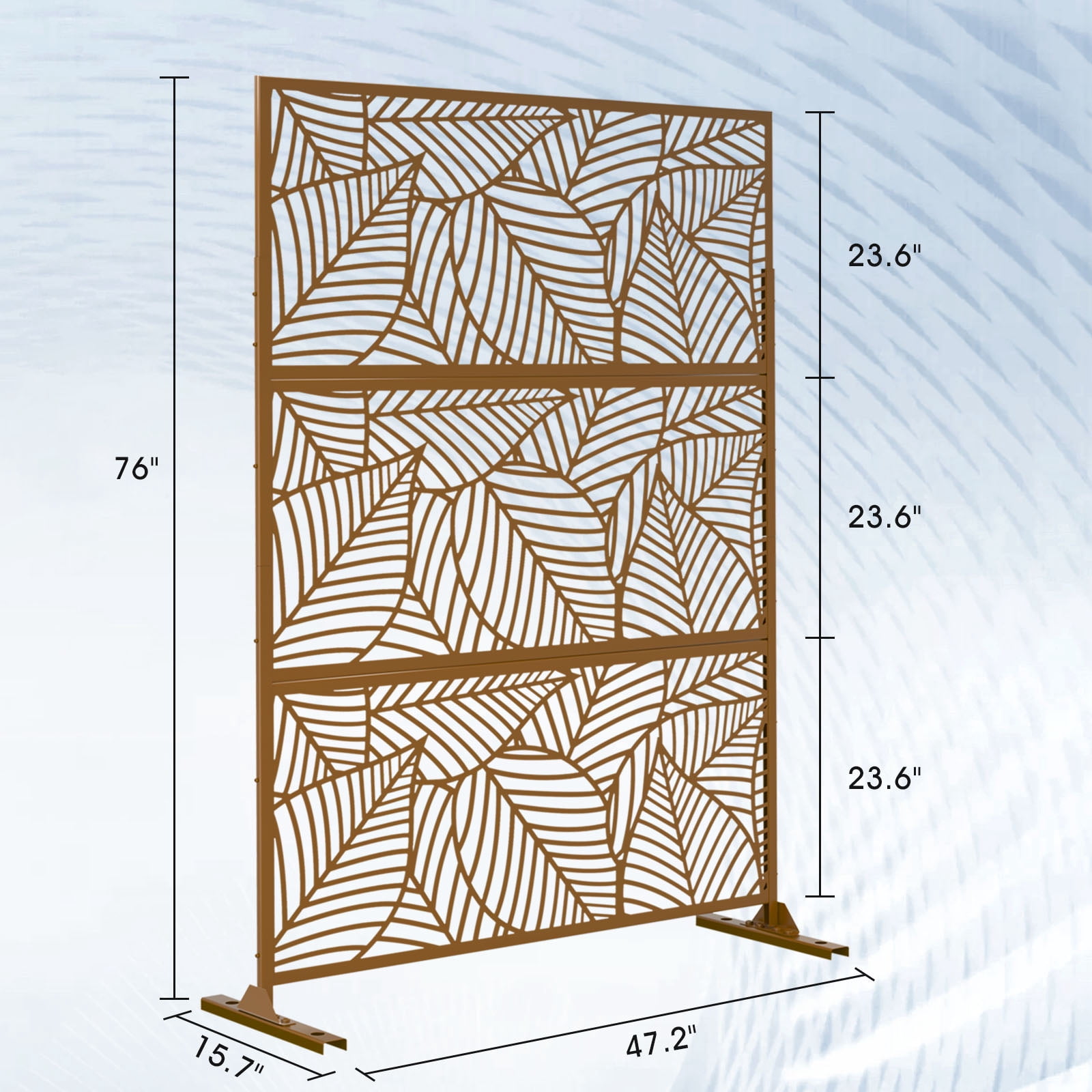 Privacy Metal Screen Fence Panel