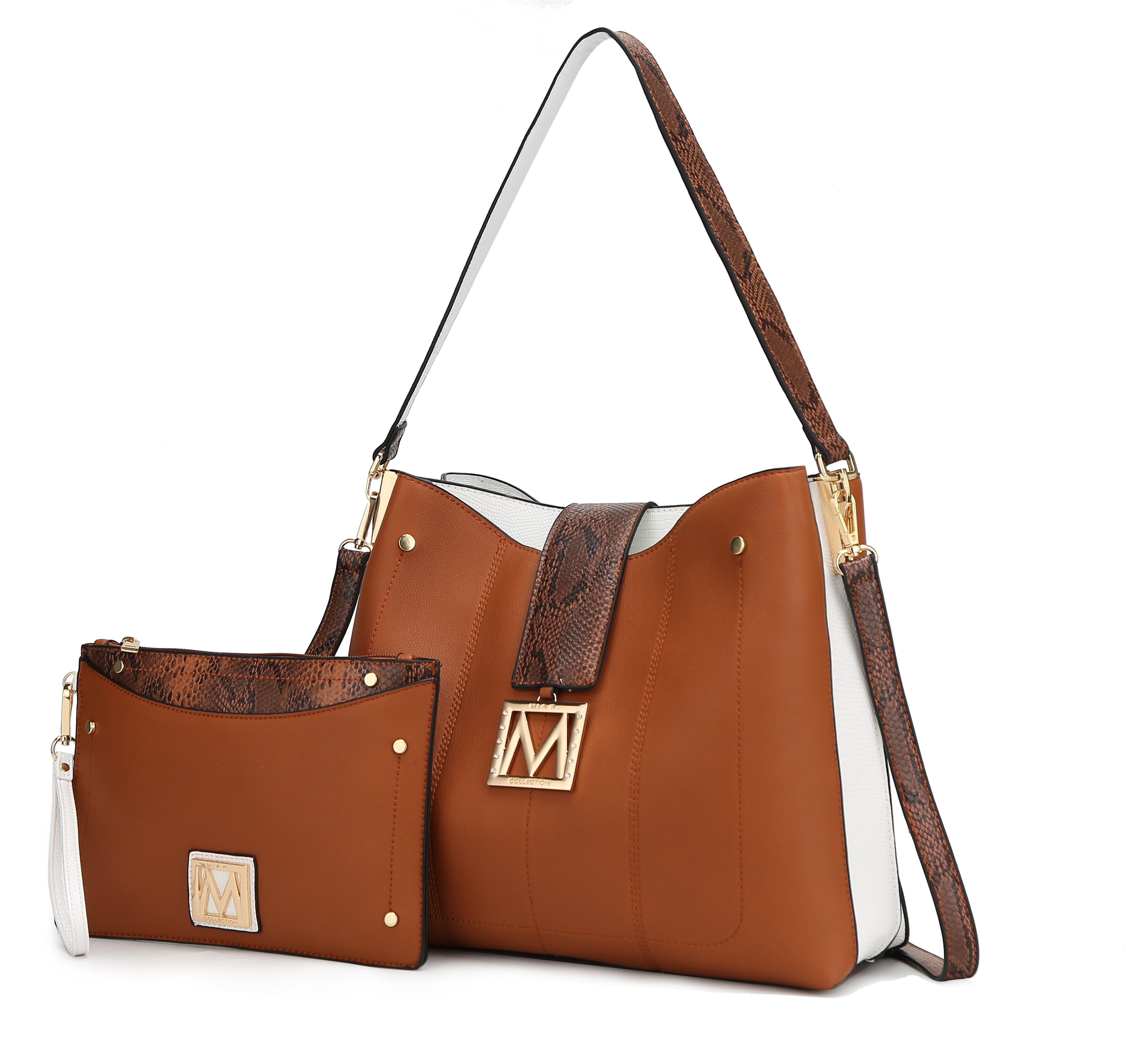 MKF Collection Wren Hobo Bag with Wristlet Pouch by Mia K - Walmart.com