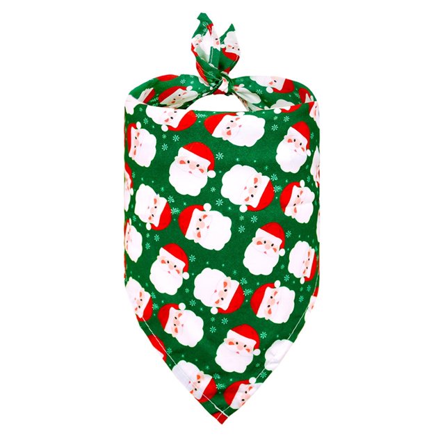 Toalla triangular navideña para mascotas, bufanda para perros y gatos con diseño de muñeco de nieve, copo de nieve y reno, decoraciones festivas para mascotas, suministros para mascotas.