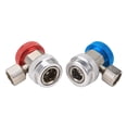 thumbnail image 2 of HLONK A/C Air Condition R134A Quick Coupler Adapter High Low Manifold Gas Connector, 2 of 8