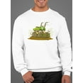 thumbnail image 2 of Monster Truck Design  Sweatshirt Men -Image by Shutterstock, Male Large, 2 of 4