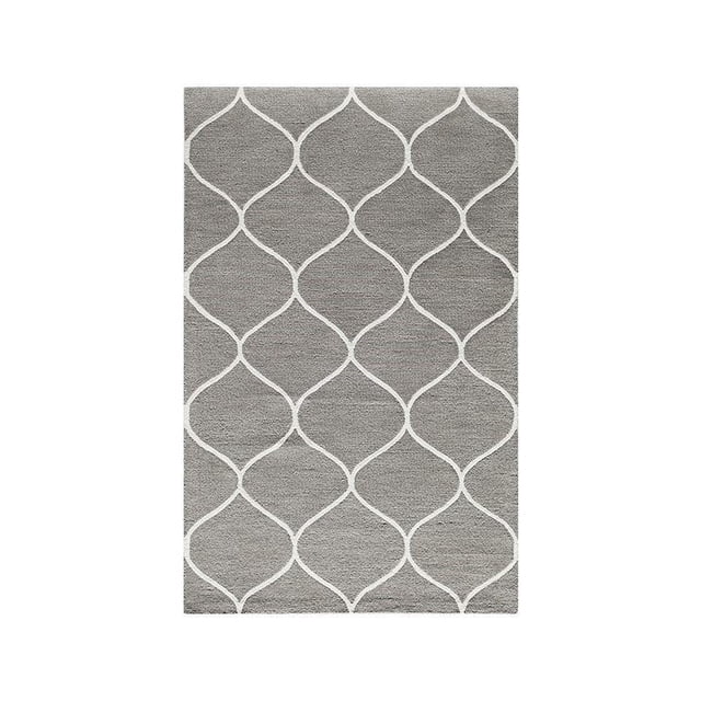 Momeni Newport 8' X 10' Contemporary Hand Tufted Wool Rug in Gray