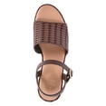 thumbnail image 4 of Time and Tru Women's Woven Wedge Heel Sandals, 4 of 6