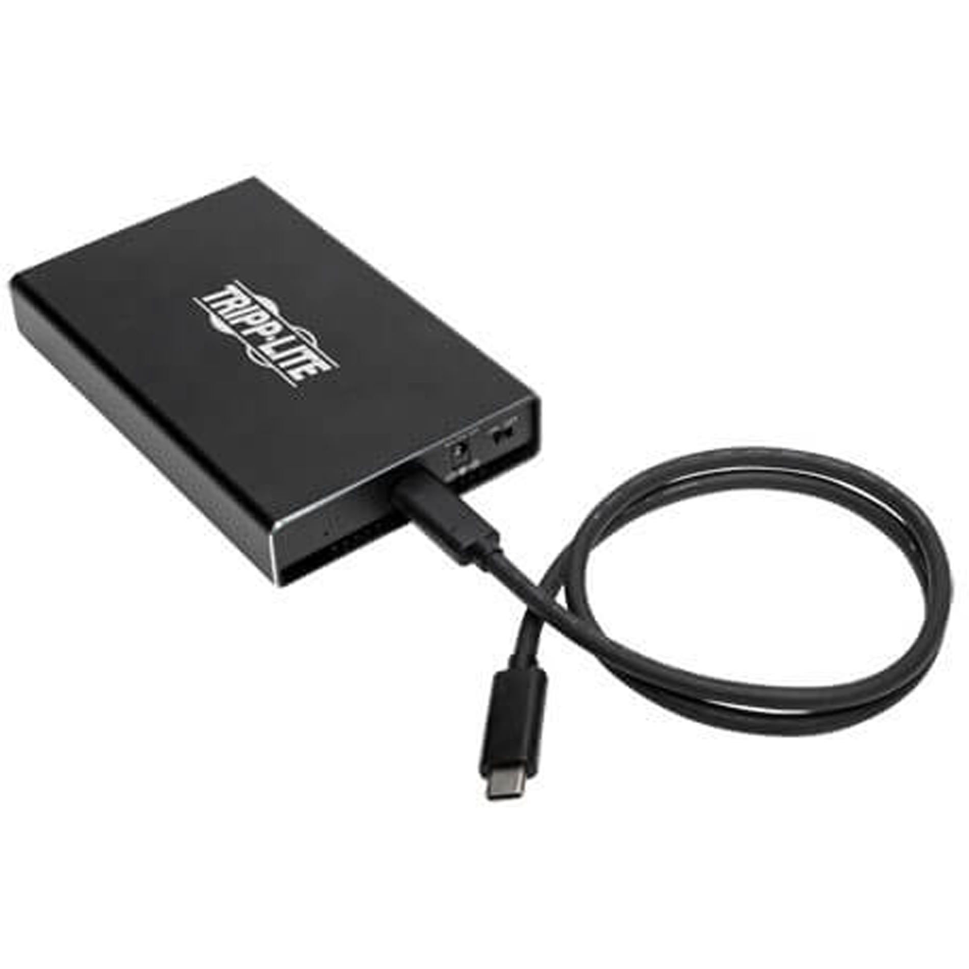 Tripp Lite USB 3.1 Gen 2 (10 Gbps) SATA SSD/HDD to USBC Enclosure