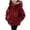 G123 Red, variant on LUGOGNE Girls Sherpa Fleece Jacket Hooded Long Sleeve Full Zip Warm Teddy Coat Casual Loose Fit Outerwear with Multiple Pockets Kids Fall Winter Clothing