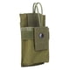 thumbnail image 4 of Bolsa portátil de nailon para Walkie Talkie, funda con soporte para Radio para deportes al aire libre, verde militar, 4 of 13