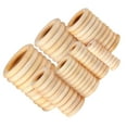 thumbnail image 1 of Phenofice 100pcs Large Hole Wooden Rings Drapery Rings for Curtain Accessories and Parties, 1 of 8