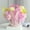 B, variant on Fwttom Weaving Flower Basket Handheld Blue Simulated Flower Basket Mixing Gift Flower Basket Bamboos Vines Weaving Storage Basket