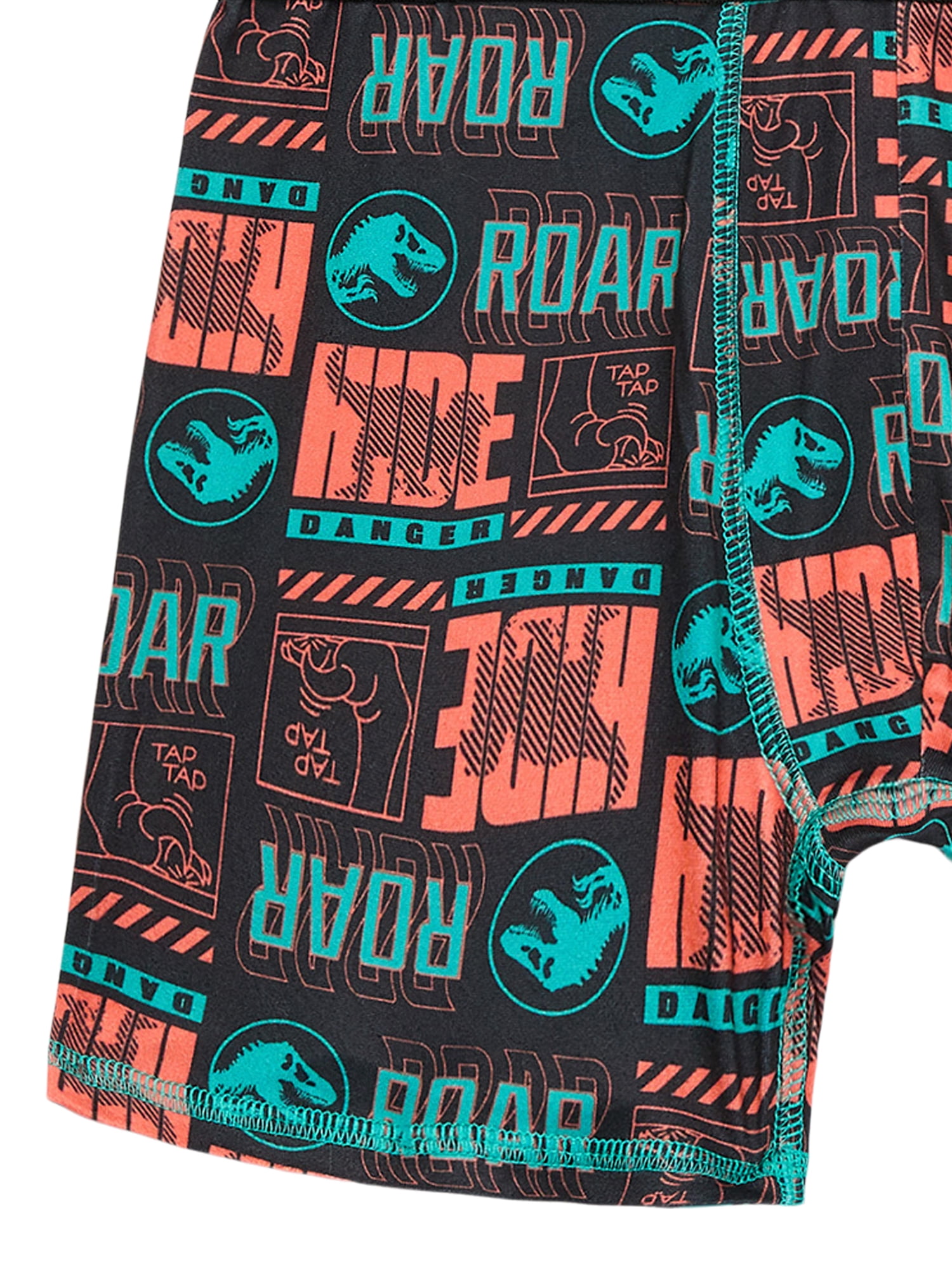 Jurassic World Boys Boxer Briefs Underwear, 4-Pack, Sizes XS-XL