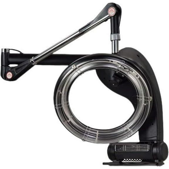 Wall Mounted Orbiting Hair Dryer Heat Hair Color Perm Processor Dryer Accelerator with Adjustable Timer and Temperature