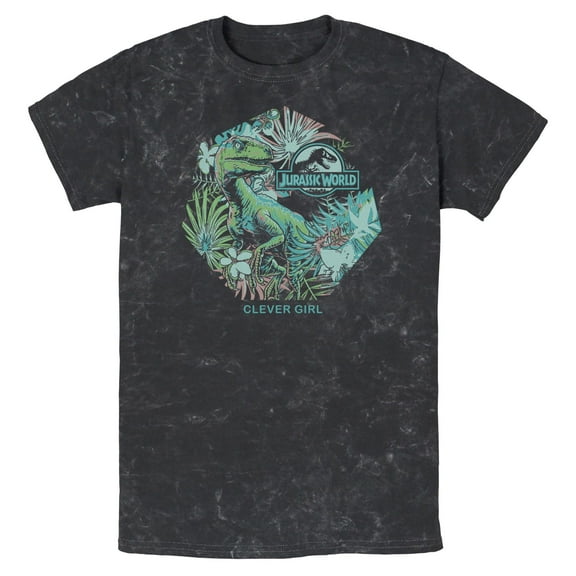 Mens Jurassic Park Tropical Clever Girl T Shirt