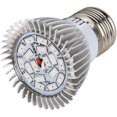 thumbnail image 3 of Bombilla de cultivo E27 de 8W con luz para plantas de interior de 18LED para vegetación hidropónica o de invernadero (12 rojos y 6 azules), 3 of 5