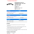 thumbnail image 2 of Rear Right Upper Control Arm - Compatible with 2000 - 2002, 2005 - 2009 Subaru Legacy 2001 2006 2007 2008, 2 of 2