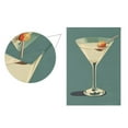 thumbnail image 5 of Yayeee Garden Flag 12" x 18" Double Sided Outdoor Yard Lawn Holiday Decorations, Beige Martini, 5 of 6