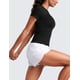 thumbnail image 4 of Remera CRZ YOGA sin costuras, transpirable, manga corta, negra, XS, 4 of 5