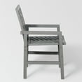 thumbnail image 6 of Home Square 3 Piece Patio Set with Extendable Table Bench and 2 Chairs in Gray, 6 of 20