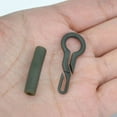thumbnail image 6 of 20 Pcs Carp Fishing Rubber Back Clip with Sleeve Safety Carp Fish Accessorie, 6 of 10