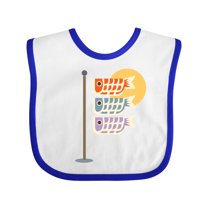 Inktastic Japanese Carp Fish Flags Boys or Girls Baby Bib