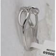 thumbnail image 2 of Sterling Silver Womens Round Diamond Twist Fashion Band Ring .03 Cttw, 2 of 4