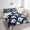 Navy Blue Black White, variant on Erosebridal Football Comforter Set Twin Size 7 Pieces Soccer Soccer Ball Game Navy Blue Bedding Set Sports Theme Bed in a Bag with Comforter,Sheets