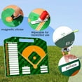 thumbnail image 6 of Magnetic Baseball Lineup Board | Baseball Dry Erase Coaching Broad | Softball Lineup Cards Marker Boards | Baseball Clipboard for Coaches | Baseball Lineup Board for Dugout, 6 of 6
