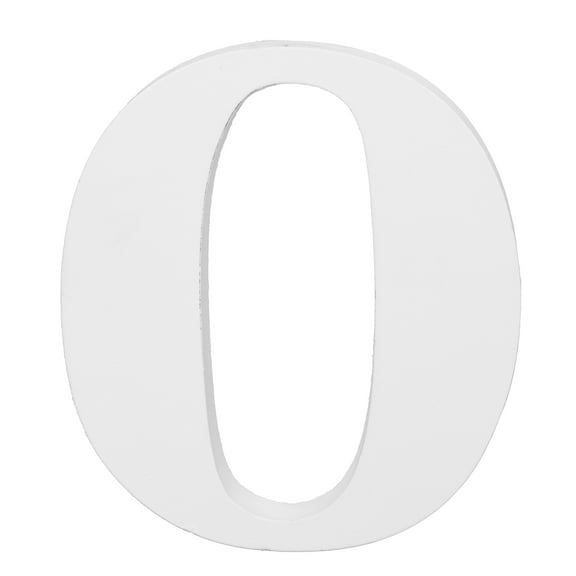 Hello Hobby 3" White Wood Letter O