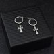 thumbnail image 1 of BTS Fashion Men Earrings A Prueba De Balas Adolescente Parque Jimin Con Los Mismos Pendientes anti-Guerra Hombres Y Mujeres Clásico cross chain Sin Perforar Oreja Joyería, 1 of 4