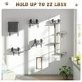 thumbnail image 4 of COZIWOW Wall Mounted Cat Furniture, Cat Wall Shelves and Perches, Floating Cat Shelves for Wall Set of 5, Grey, 4 of 7