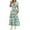 Green, variant on SYMOID Womens Floral Print Short Sleeve Maxi Casual Sundress for Party and Everyday Wear,Green,Size XL