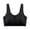 Black, variant on Zylarhe Bras for Women, Wirefree Bras For Support Lift And Side Coverage Comfortable Seamless T Shirt Bra With Breathable Scrappy Bra Grey XXXL