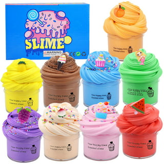Preschool Toys Diy Butter Slime Fruit Kit Soft Non-sticky Cloud Slime  Scented Toy Kids Gift 70ml Relieve Pressure Education Rainbow Slime Craft  Kid Gi