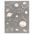 thumbnail image 5 of Paco Home Kids Rug with Planets and Stars in Grey - 4'4" Square (4'Square), 5 of 6
