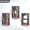 thumbnail image 2 of Light Switch Cover Switch Plate Outlet Cover Plug Cover for Electrical Unused Outlet Cover Dogs and Doghouses, 2 of 6