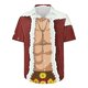 thumbnail image 4 of Camisas de Manga Larga para Hombres, Botón de Impresión Blusa de Cuello, Camisa de Poliéster de Moda Casual, 4 of 7