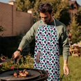 thumbnail image 4 of Leopard Print Adjustable Waterproof Apron for Adults 33x27 Inch – Cooking Apron with 2 Large Pockets, Durable Polyester Bib for Kitchen, Baking, BBQ, and Home Use, 4 of 6