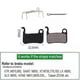 thumbnail image 2 of 2026 con 2/4/6/8/10 Pairs Semi-Metallic Bicycle Brake Pad for Shimano XTR A01S M06 M07 M975 M966 M965 Saint M800 Deore XT M775 M765 M665, 2 of 5